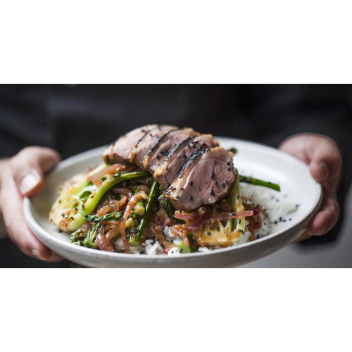 DUCK10004 [CKSMK-DUCK/BREAST] COOKED SMOKE DUCK BREAST±220G-300G