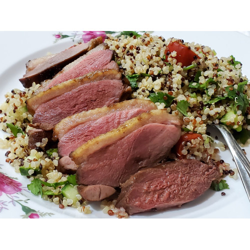 DUCK10004 [CKSMK-DUCK/BREAST] COOKED SMOKE DUCK BREAST±220G-300G
